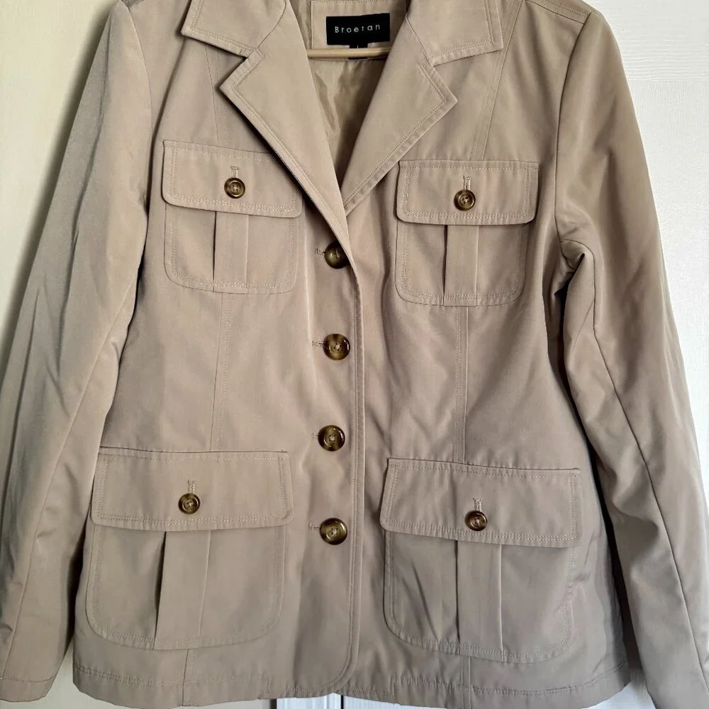 Braetan Utility Jacket Beige/Tan Women’s Large like new - Picture 2 of 6